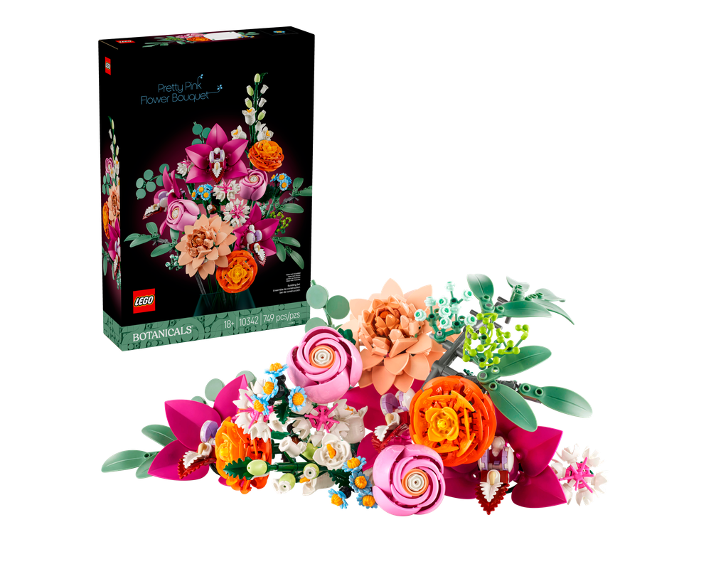 LEGO® Pretty Pink Flower Bouquet (10342)